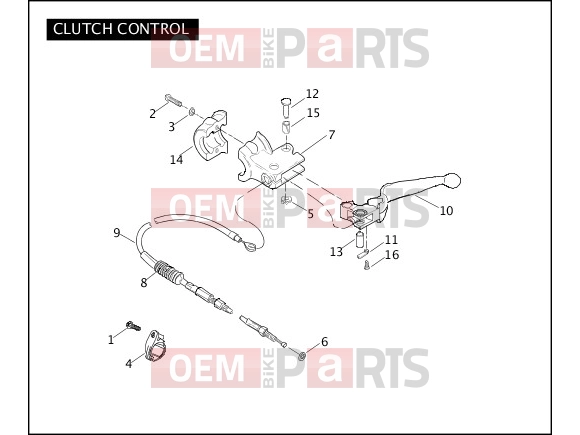 Harley-Davidson 2010 SOFTAIL SOFTAIL CUSTOM  - FXSTC CLUTCH CONTROL