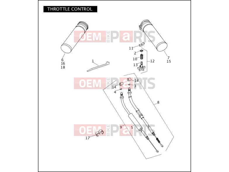 Harley-Davidson 2008 DYNA DYNA SUPER GLIDE  - FXD THROTTLE CONTROL