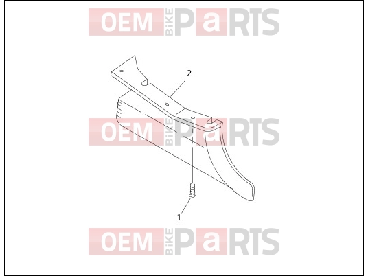 Harley-Davidson 1995 TOURING ELECTRA GLIDE STANDARD  - FLHT REAR BELT GUARD