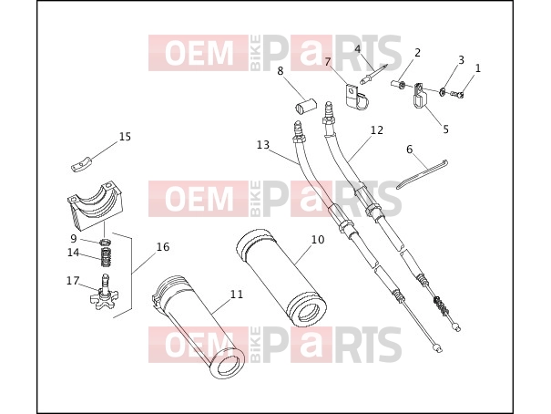 THROTTLE CONTROL - Harley-Davidson ELECTRA GLIDE CLASSIC - FLHTC 1994