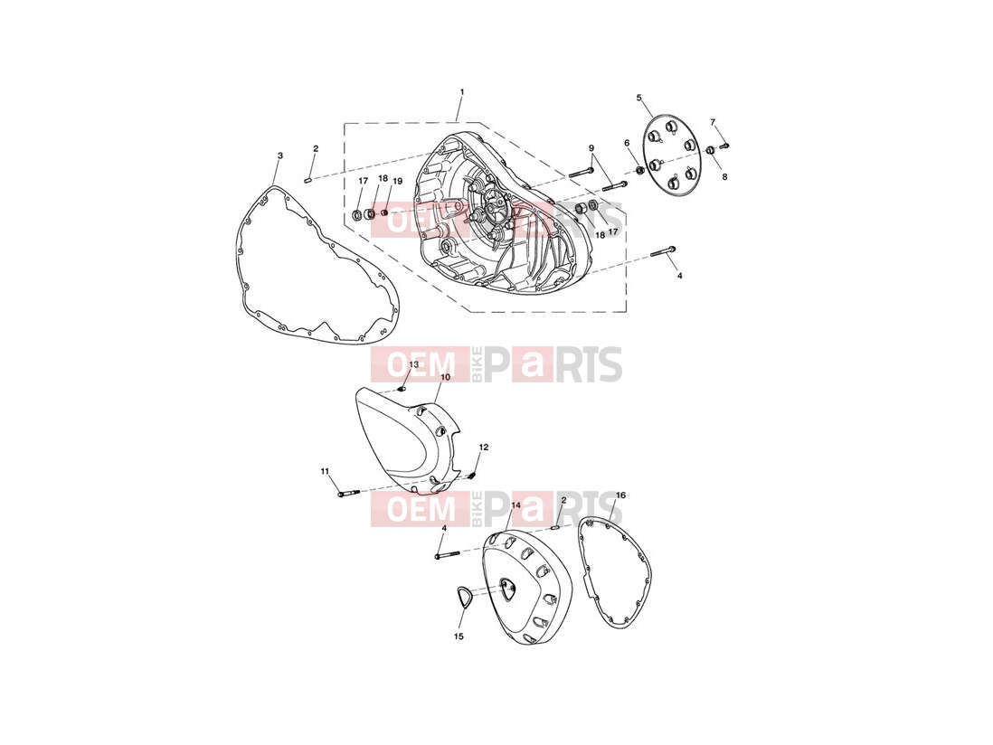 Triumph 2013 THUNDERBIRD Engine Covers