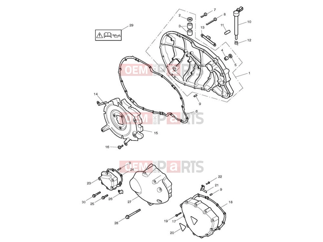 Triumph 2016 SCRAMBLER EFI Engine Covers