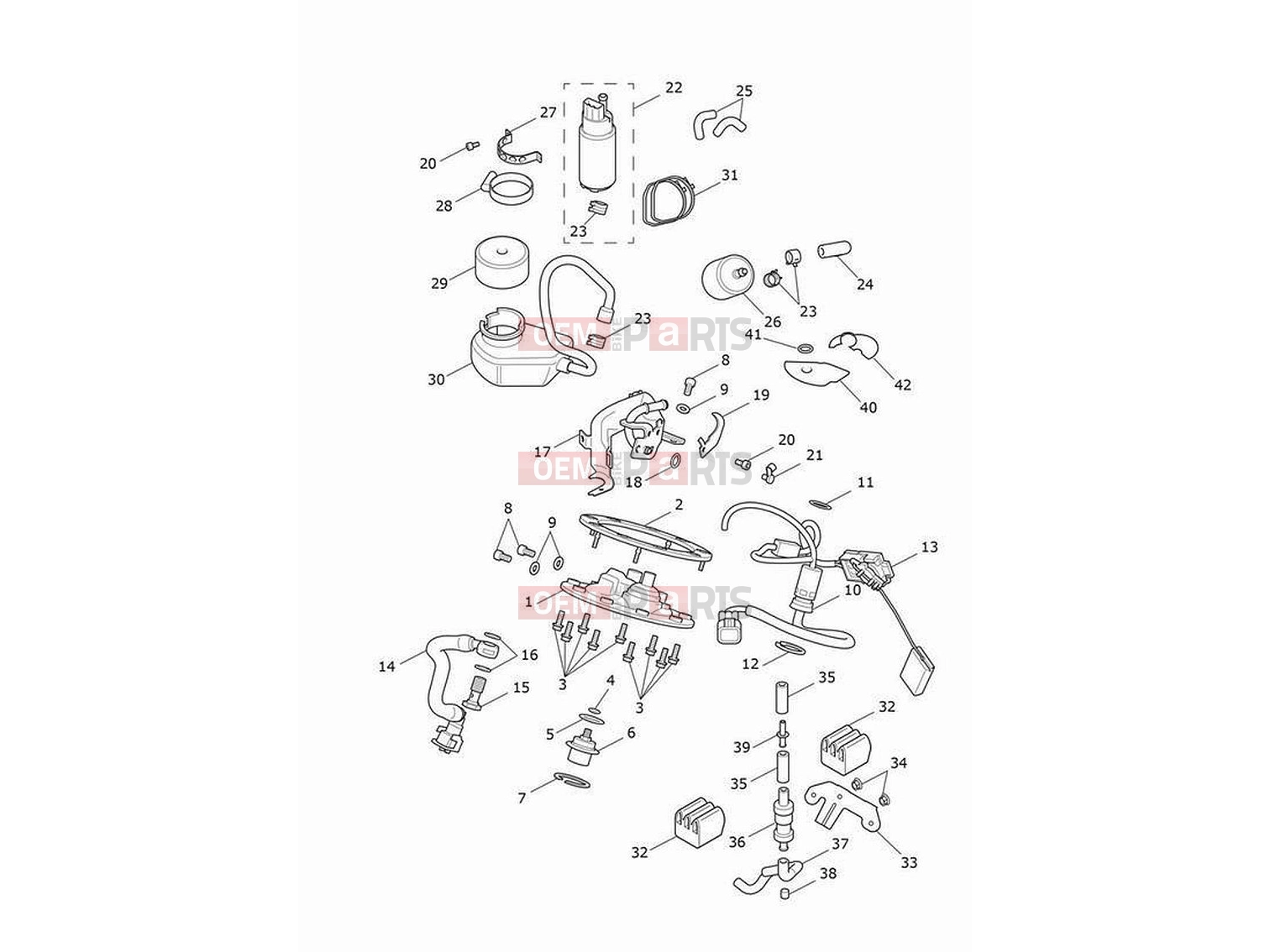 Triumph 2023 Rocket 3 R Fuel pump