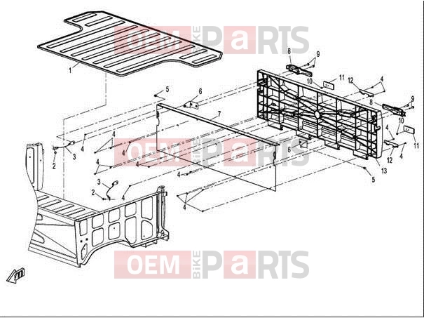 CFMOTO 2014 UTV UFORCE 600 (CF600-5) DUMP BOX II