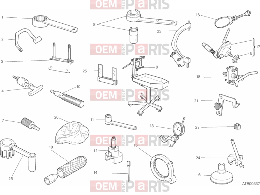 DUCATI 2017 Scrambler Classic WORKSHOP SERVICE TOOLS, ENGINE