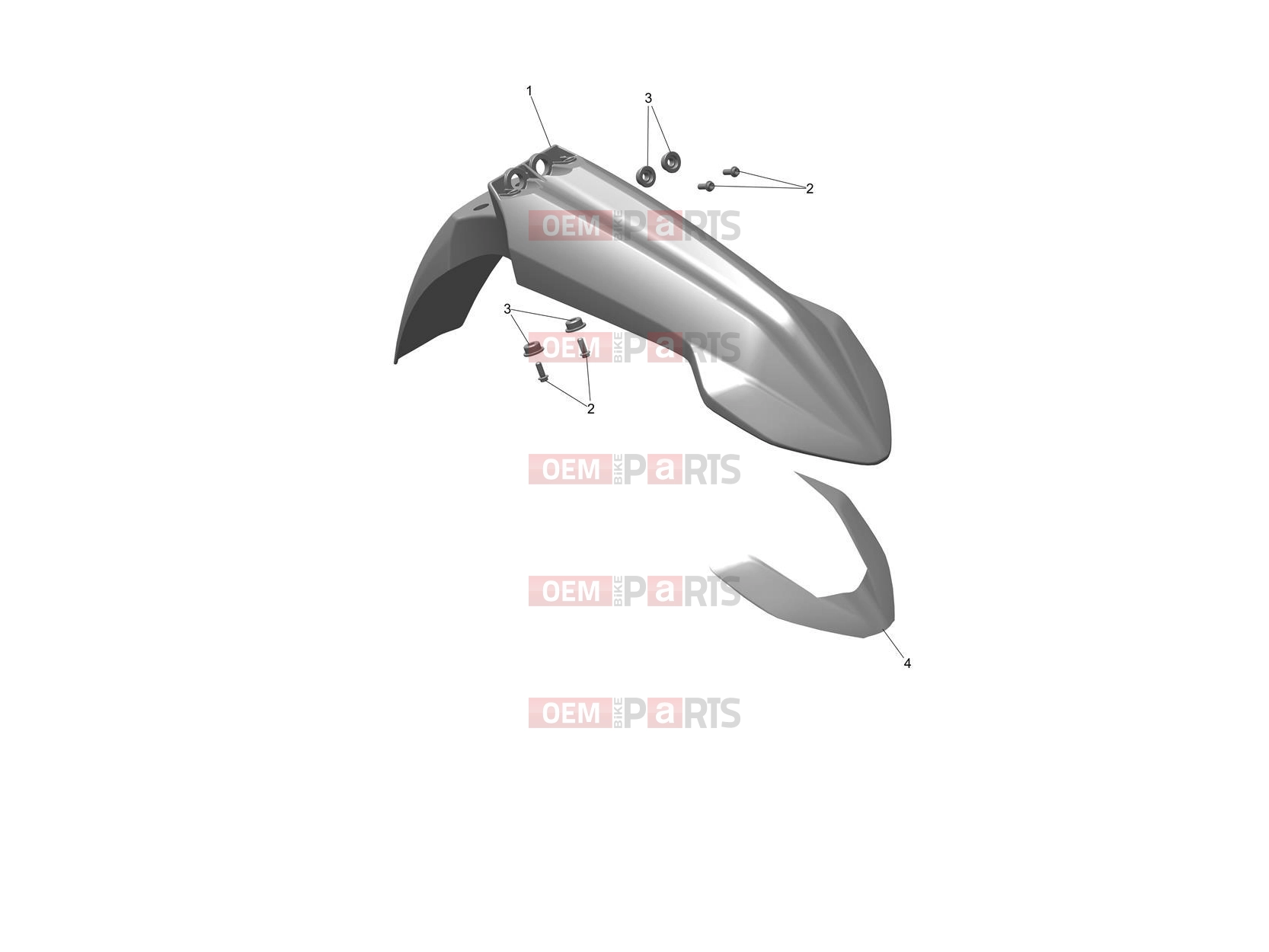 Front Mudguard - Triumph TF250-E 2025