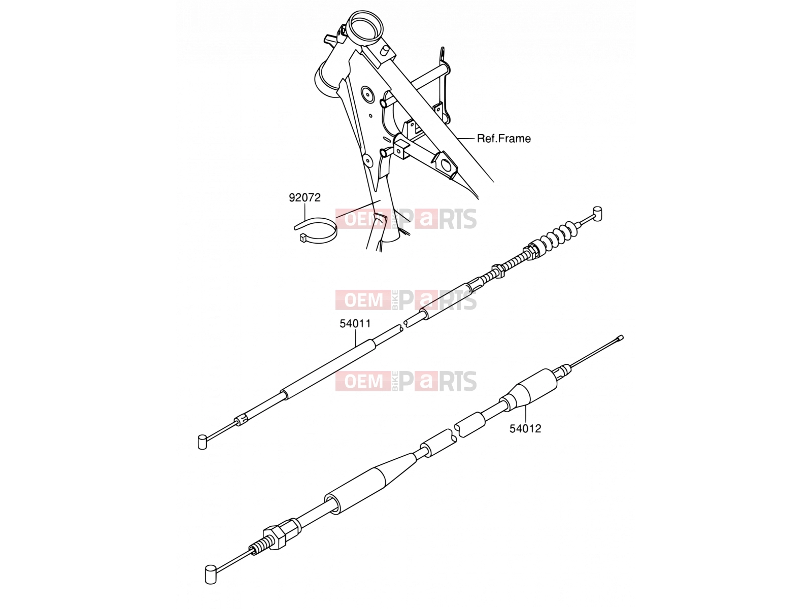 36 - CABLE - Suzuki RM65 K3 (2003) (E19)