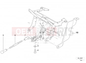 BMW Motorrad BMW 2002 R-Models 4V R 850 R 94 (0401,0406) Headlight bracket, authorities