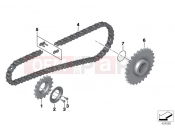 BMW Motorrad BMW 2016 C-Models C 650 GT 16 (0C05, 0C15) Chain drive