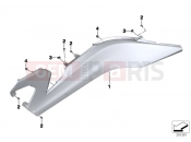 BMW Motorrad BMW 2016 C-Models C 650 GT 16 (0C05, 0C15) Fairing side section