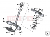BMW Motorrad BMW 2014 S models HP4 (0D01, 0D11) Fork bridge