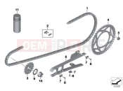BMW Motorrad BMW 2014 S models HP4 (0D01, 0D11) Chain drive