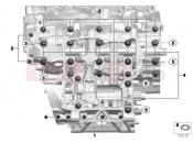 BMW Motorrad BMW 2014 S models S 1000 RR 15 (0D10,0D21) Screw connection, engine housing