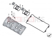 BMW Motorrad BMW 2014 S models S 1000 RR 15 (0D10,0D21) Cylinder head cover