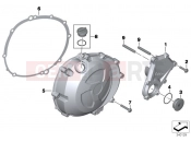 BMW Motorrad BMW 2014 S models S 1000 RR 15 (0D10,0D21) Engine housing cover, right