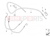 BMW Motorrad BMW 2014 S models S 1000 RR 15 (0D10,0D21) Bowden cables