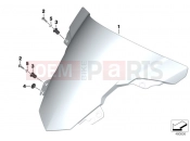 BMW Motorrad BMW 2014 S models S 1000 RR 15 (0D10,0D21) Windshield