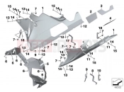 BMW Motorrad BMW 2014 S models S 1000 RR 15 (0D10,0D21) Engine spoiler