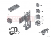 BMW Motorrad BMW 2014 S models S 1000 RR 15 (0D10,0D21) Various cable holders