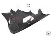 BMW Motorrad BMW 2014 S models S 1000 RR 15 (0D10,0D21) Engine spoiler in Carbon