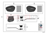 BMW Motorrad BMW 2014 S models S 1000 RR 15 (0D10,0D21) Saddle bag