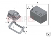 BMW Motorrad BMW 2014 S models S 1000 RR 15 (0D10,0D21) Retrofit antitheft alarm system