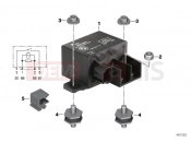 Starter relay - BMW Motorrad R 1200 RS (0A05, 0A15) 2014