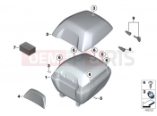 Topcase 30I - BMW Motorrad R 1200 RS (0A05, 0A15) 2014