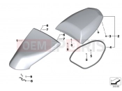BMW Motorrad BMW 2014 C-Models C evolution (0C03) Bench seat