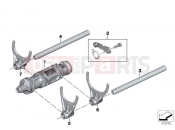 6-speed transmission shift components - BMW Motorrad R 1200 GS (0A01, 0A11) 2012