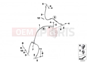 Brake line front - BMW Motorrad R 1200 GS (0A01, 0A11) 2012