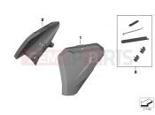 Auxiliary mud guard, rear frame - BMW Motorrad R 1200 GS (0A01, 0A11) 2012