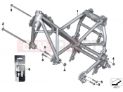 Front frame - BMW Motorrad R 1200 GS (0A01, 0A11) 2012