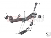 Side stand - BMW Motorrad R 1200 GS (0A01, 0A11) 2012