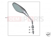 Mirror - BMW Motorrad R 1200 GS (0A01, 0A11) 2012