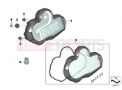 Instrument cluster - BMW Motorrad R 1200 GS (0A01, 0A11) 2012