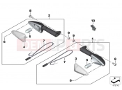 Turn signals, front - BMW Motorrad R 1200 GS (0A01, 0A11) 2012