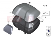 Top Case 49l - BMW Motorrad R 1200 GS (0A01, 0A11) 2012