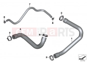 BMW Motorrad BMW 2012 S models S 1000 RR 12 (0524,0534) Cooling system - water hoses