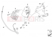 BMW Motorrad BMW 2012 S models S 1000 RR 12 (0524,0534) Servo, exhaust flap, interference pipe