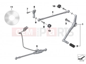 BMW Motorrad BMW 2012 S models S 1000 RR 12 (0524,0534) External gearshift parts/Shift lever