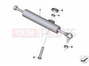 BMW Motorrad BMW 2012 S models S 1000 RR 12 (0524,0534) Steering damper, adjustable