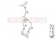 BMW Motorrad BMW 2012 S models S 1000 RR 12 (0524,0534) Brake pipe, front, without ABS