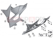 BMW Motorrad BMW 2012 S models S 1000 RR 12 (0524,0534) Engine spoiler