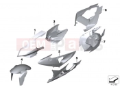 BMW Motorrad BMW 2012 S models S 1000 RR 12 (0524,0534) Primed parts