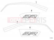 BMW Motorrad BMW 2012 S models S 1000 RR 12 (0524,0534) Decor and lettering