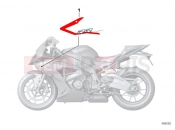 BMW Motorrad BMW 2012 S models S 1000 RR 12 (0524,0534) Adhesive label, fairing side panel