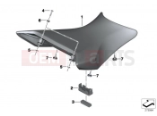 BMW Motorrad BMW 2012 S models S 1000 RR 12 (0524,0534) Bench seat