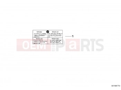 BMW Motorrad BMW 2012 S models S 1000 RR 12 (0524,0534) Label 