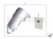 BMW Motorrad BMW 2012 S models S 1000 RR 12 (0524,0534) Windshield, high, tinted